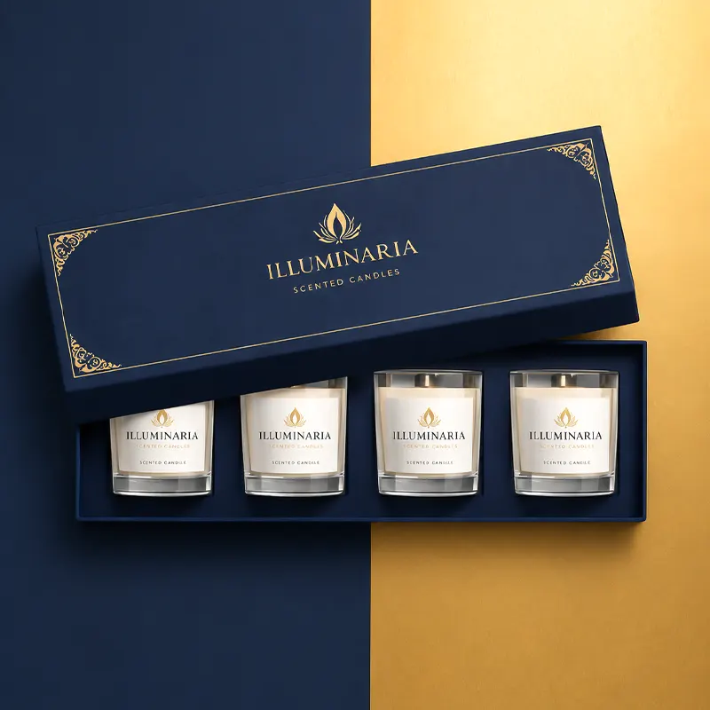 Candle gift set boxes