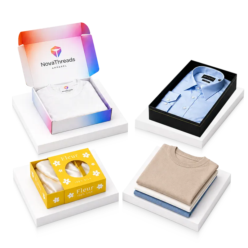 Custom Apparel Packaging Boxes