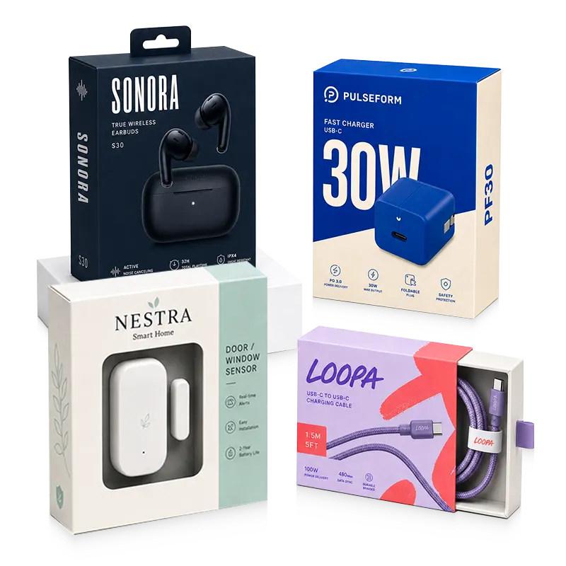 Custom Electronics Packaging Boxes