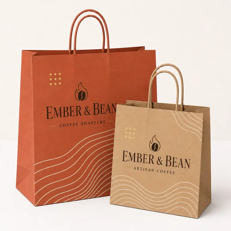 Custom kraft paper bags