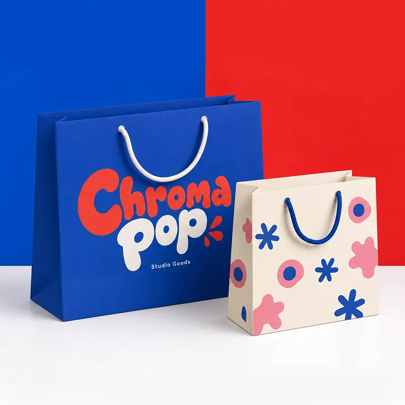 Custom Paper Bags for Business Wholesale