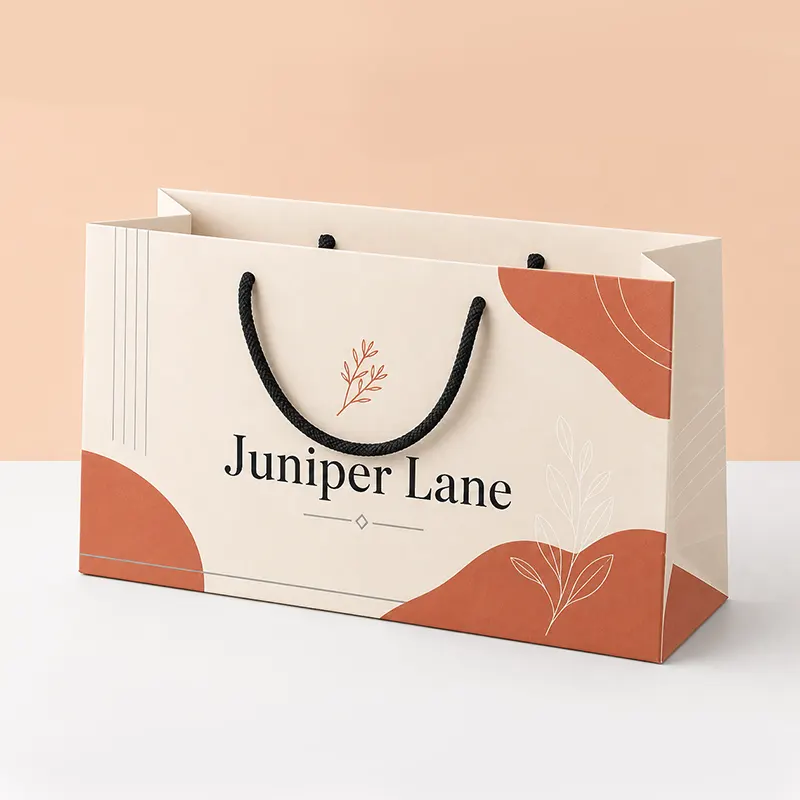 Custom paper shopping bags