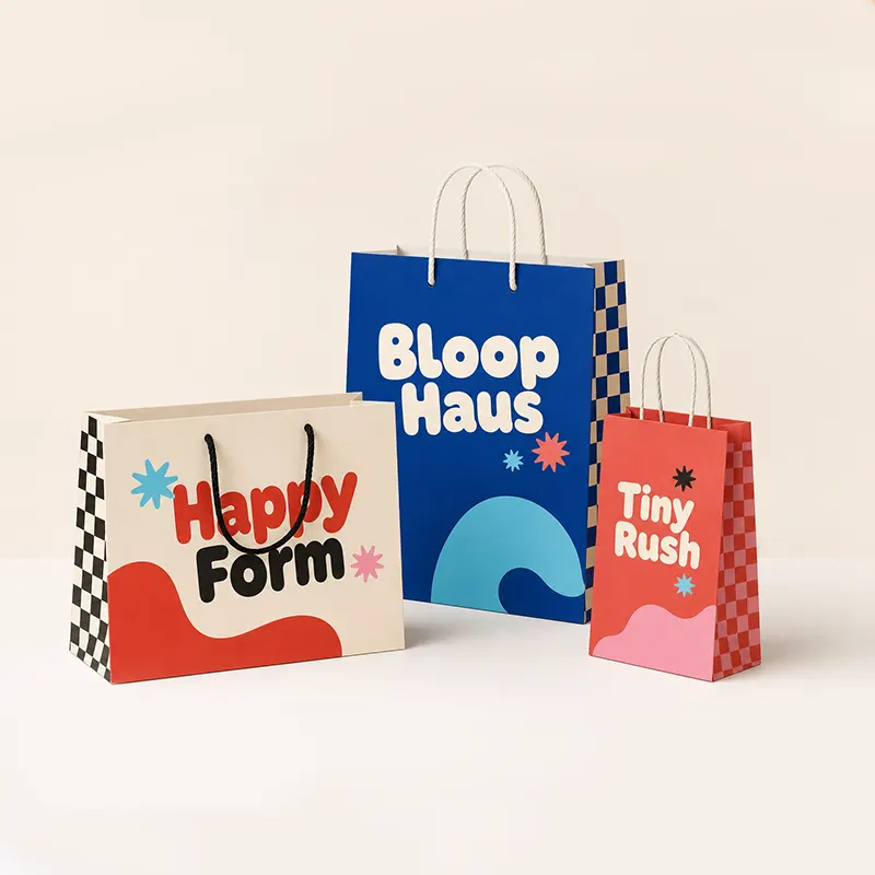 Custom printed paper bags