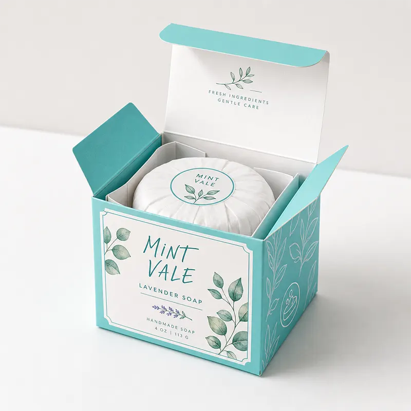 Custom printed soap boxes