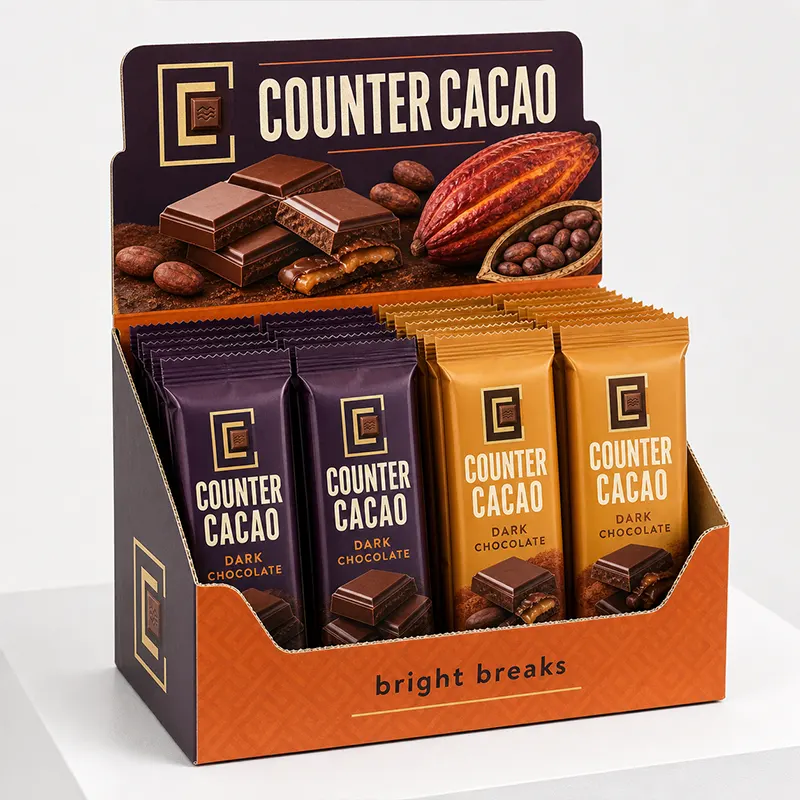 Display-Ready Snack Packaging