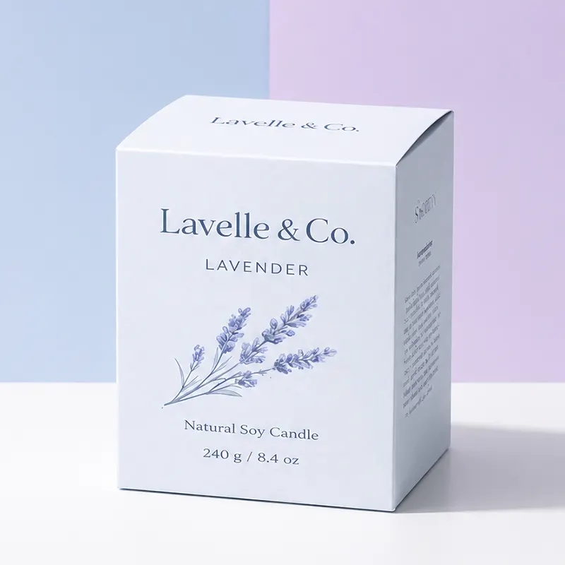 Retail folding candle boxes