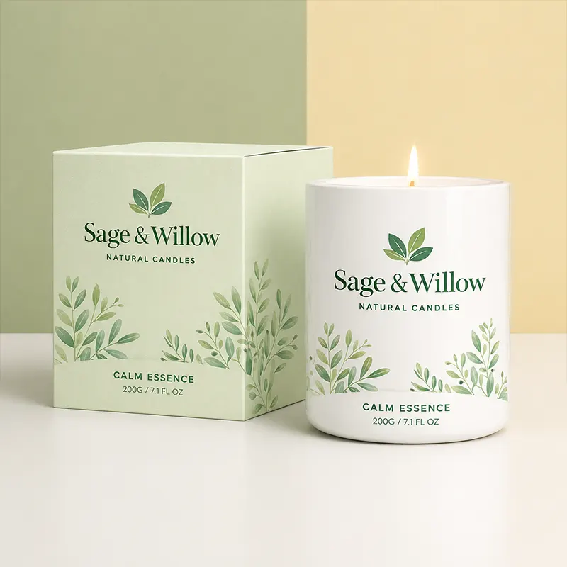 custom candle packaging