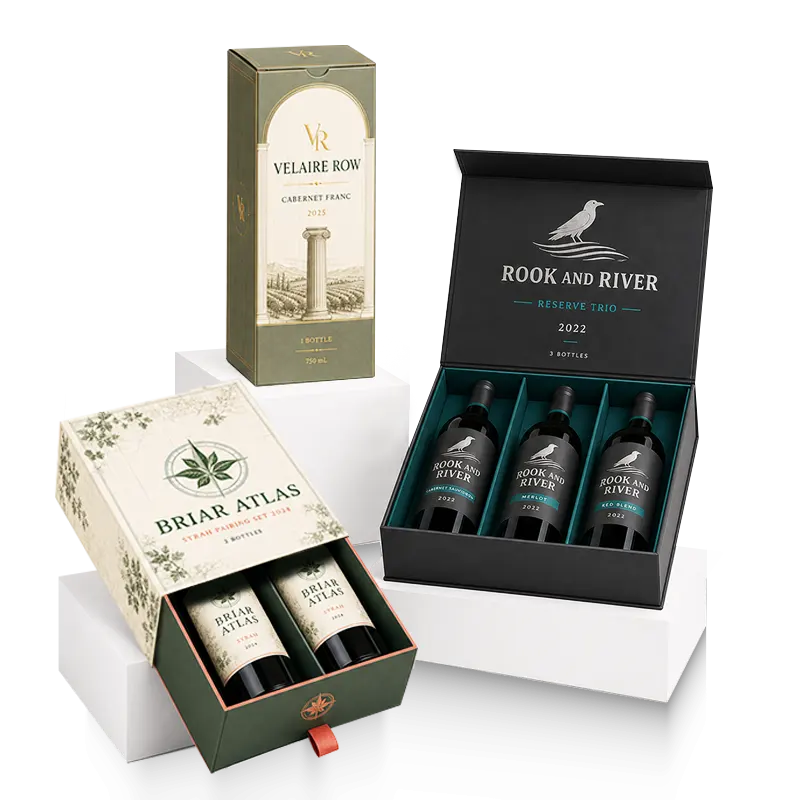 Custom Wine Packaging Boxes