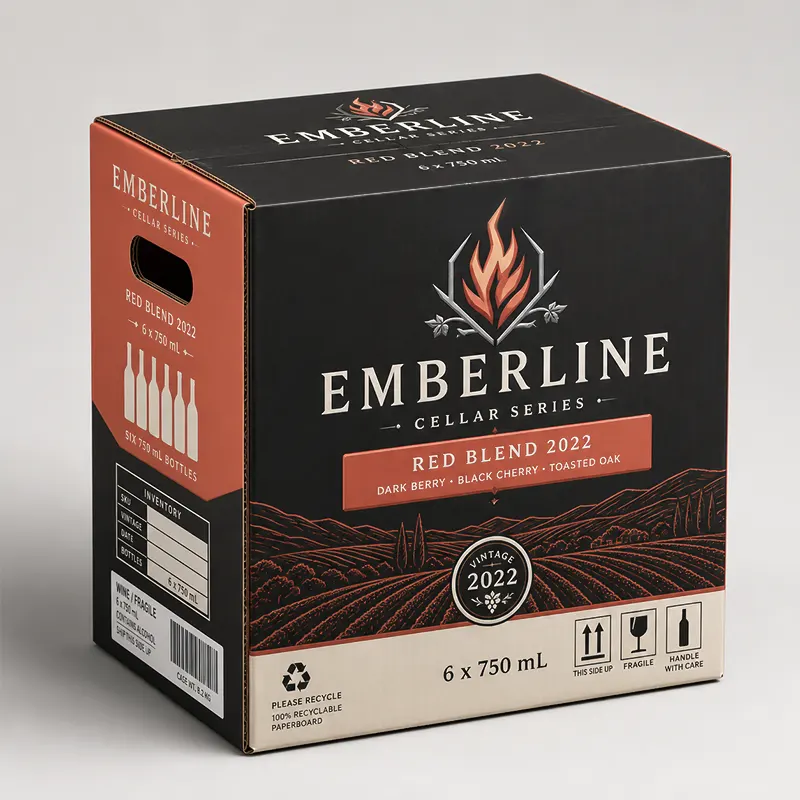 Custom wine shipping boxes