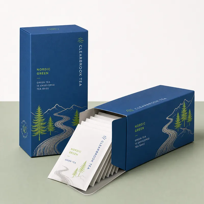Folding Carton Tea Boxes