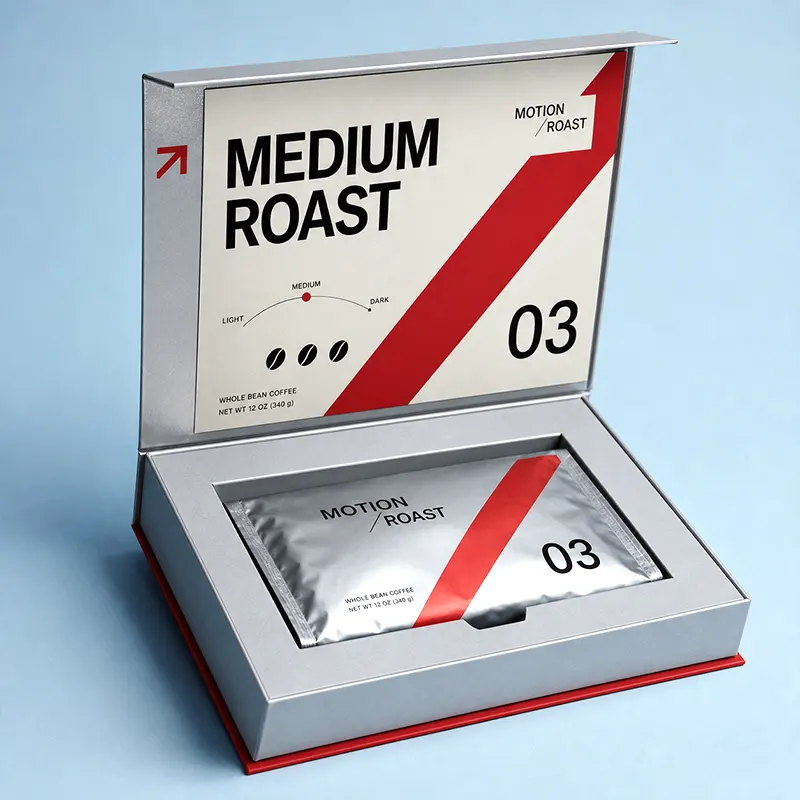 Magnetic Closure Coffee Boxes