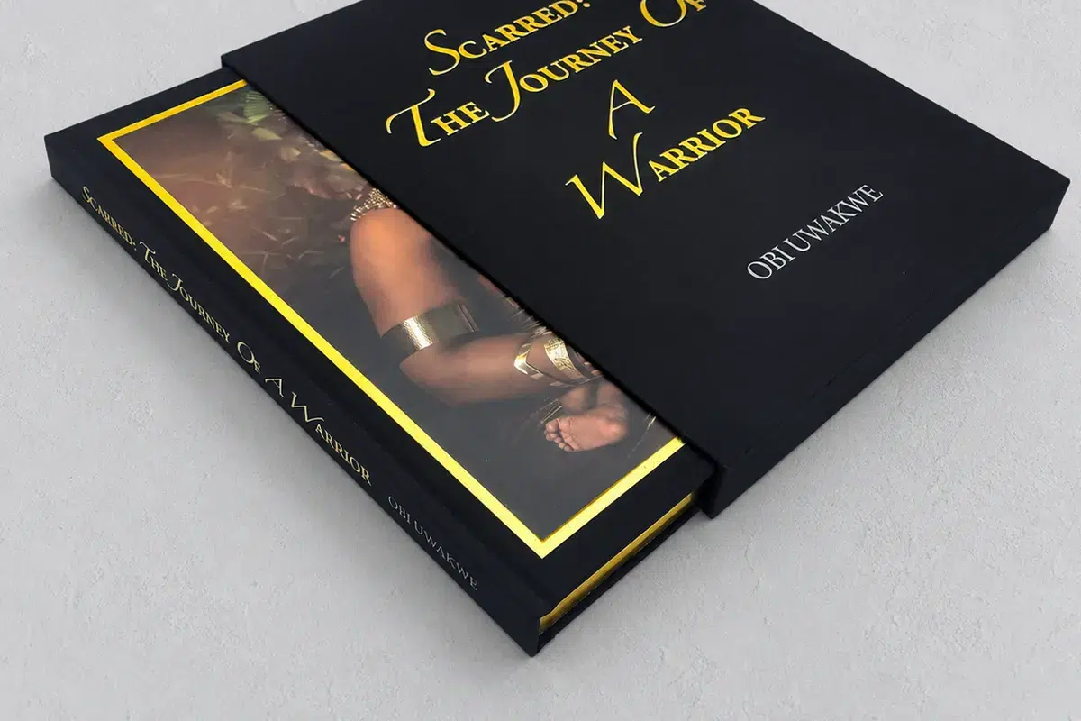 Large Foil Stamping Coffee Table Book with Slipcase