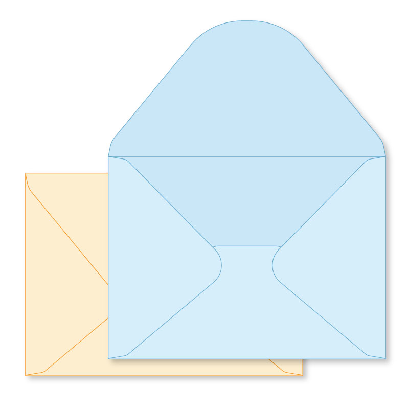 Colored Paper Envelope