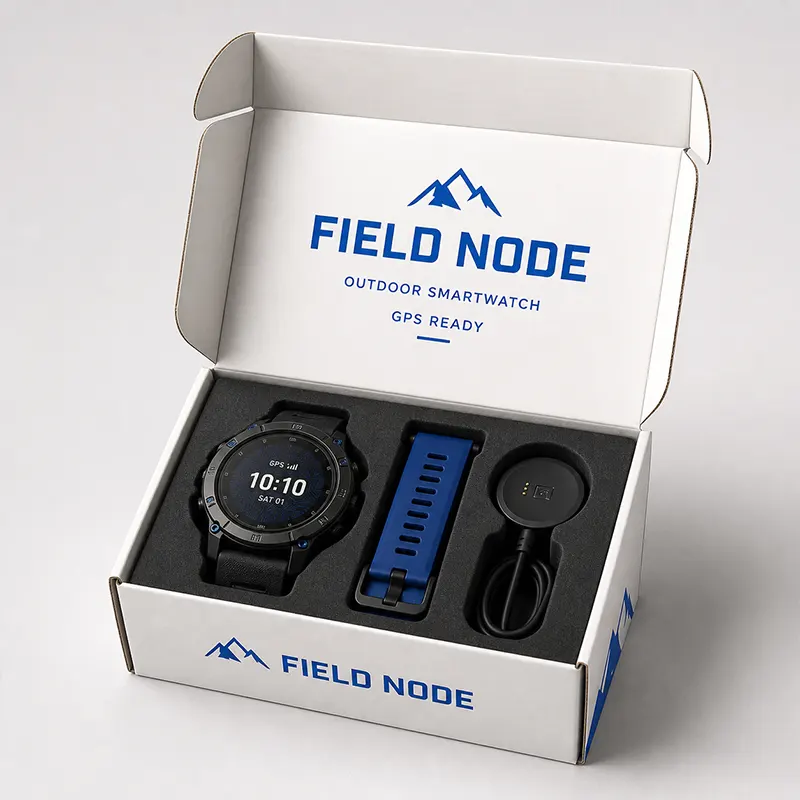 Custom Corrugated Mailer Smartwatch Boxes