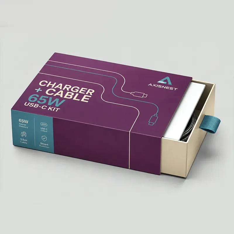 Custom Sleeve and Tray Charger Boxes