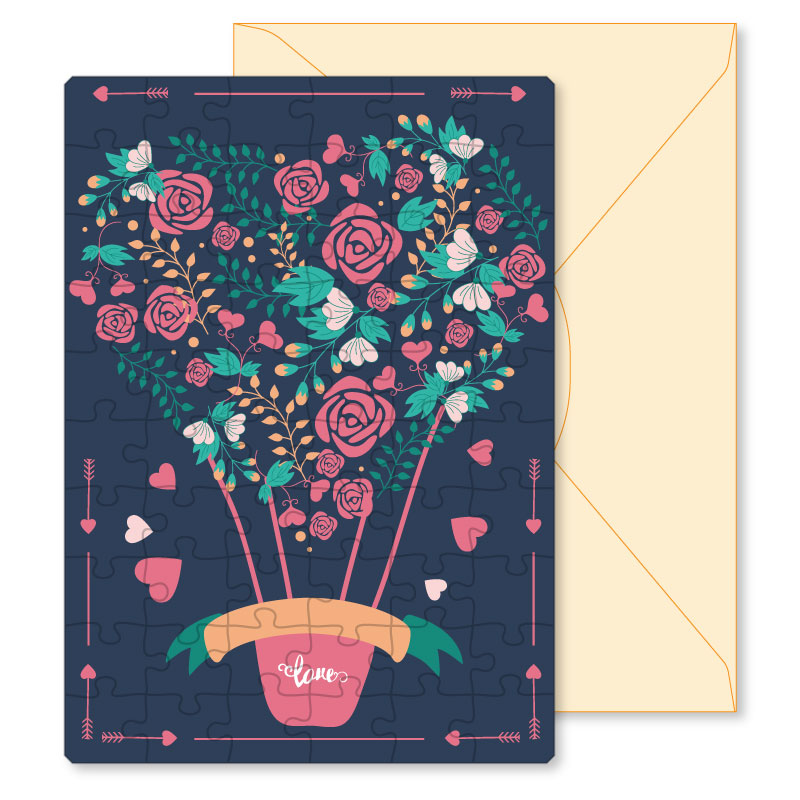 Love and Anniversary Puzzle Cards