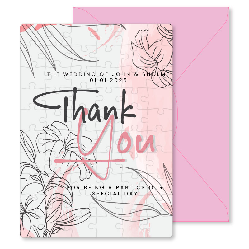 Thank-You Puzzle Cards